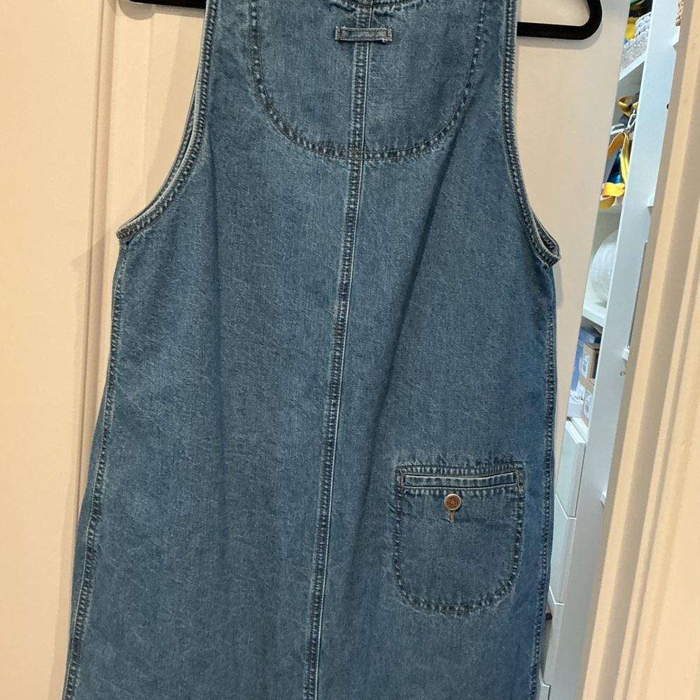 SONOMA Blue Denim Maxi Dress with Front Buttons - Picture 4 of 8